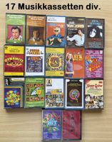 17 Musikkassetten diverse Interpreten und Hitparaden