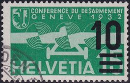 1935, F20b (matter Aufdruck) mit Eckstempel, Kat: 110.-