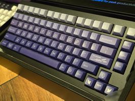 + Keychron Q1 "PROVENCE" WIE NEU + Brown Switches + OVP +