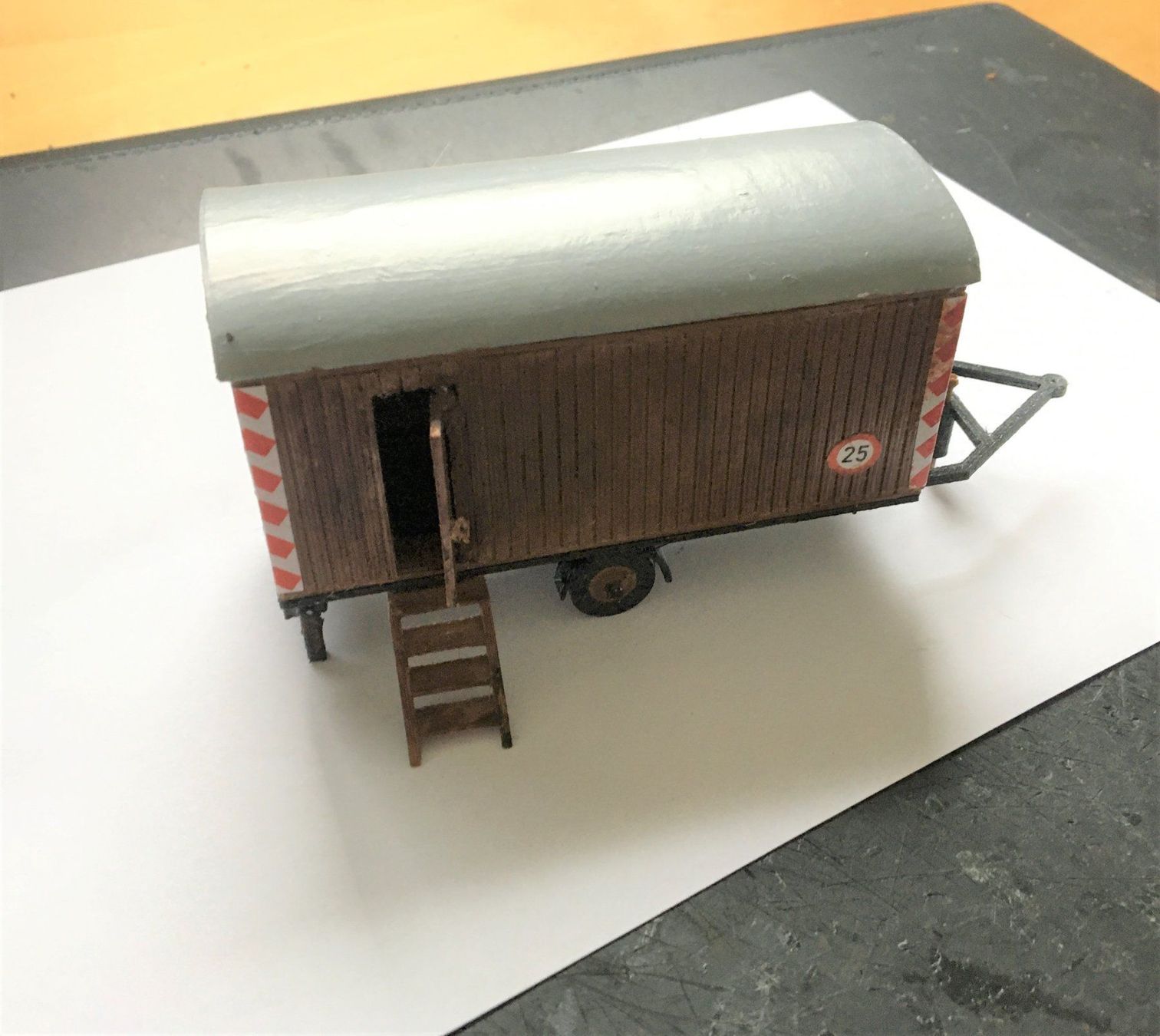 Modellini di ferrovie: Spur 0 (1:45) Baustellenwagen – Usato da Gaechlingen venduto da Robinson1 1
