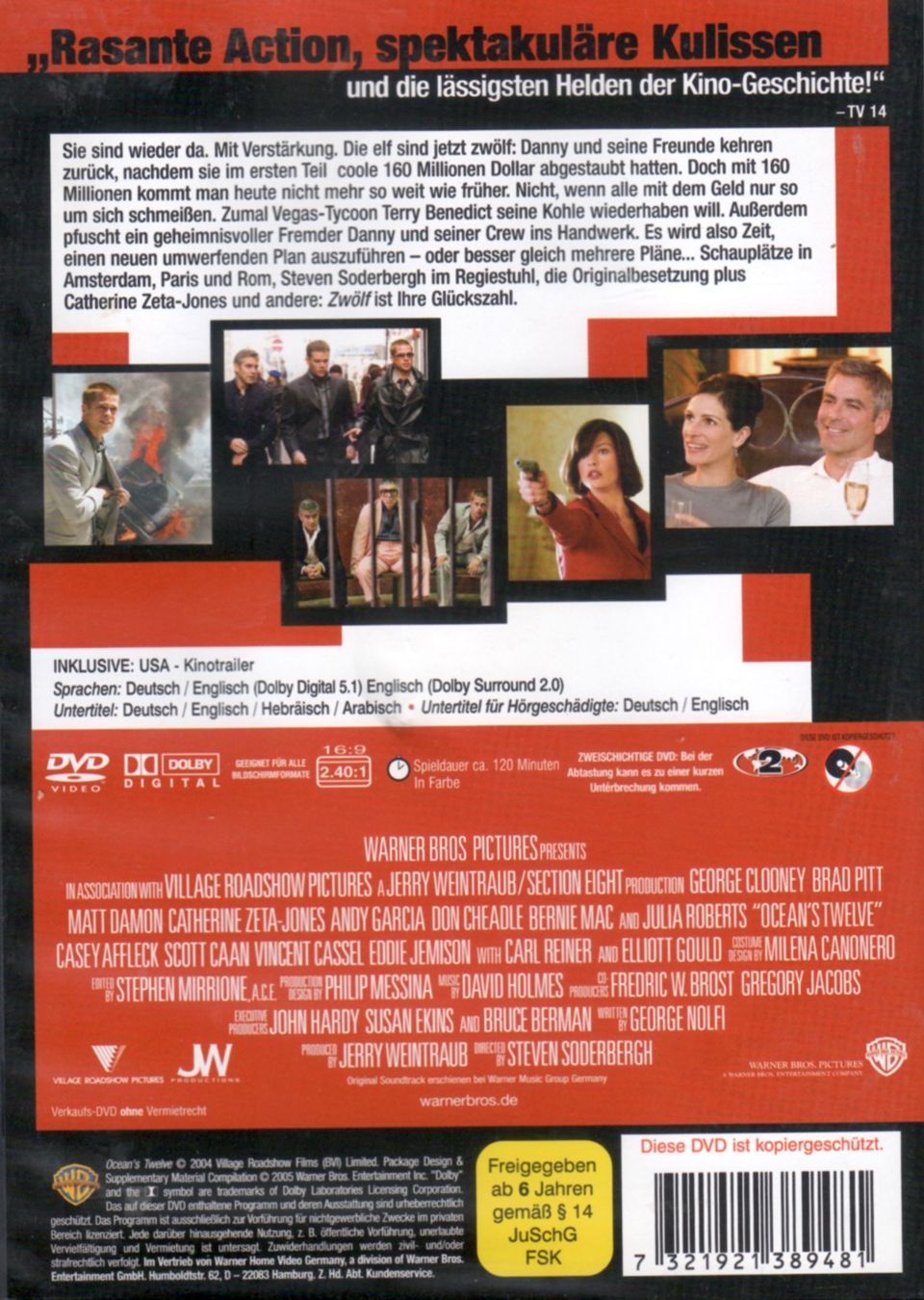 Alle DVDs: DVD: Ocean's Eleven, Ocean's Twelve & Ocean's 13 – Gebraucht aus Tägerig von fil_f8k6 3