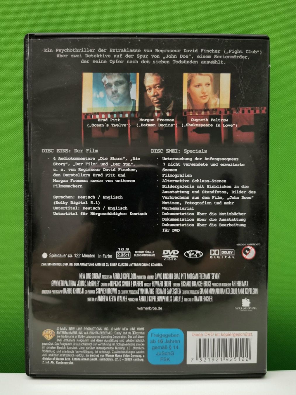 Tutti i DVDs: Sieben – Usato da Niederwangen BE venduto da Keepers 1