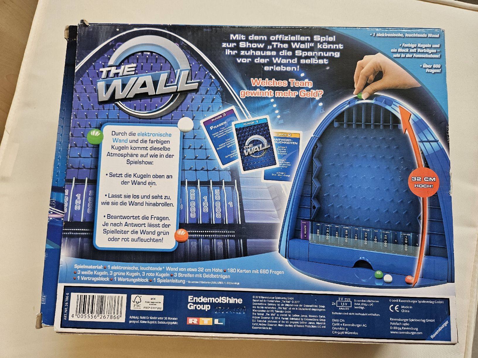 Ravensburger Spiele: "The Wall" Spiel RTL Ravensburger – Gebraucht aus Grindel von Benj_96 1