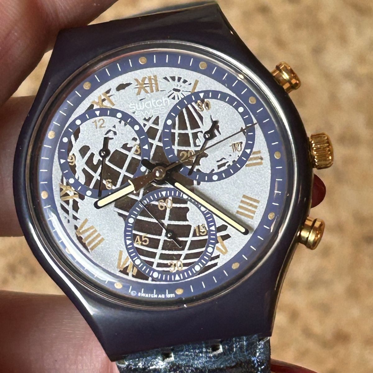 Swatch Montres: Swatch Uhr Chronograph – Neuf avec emballage d'origine à Basel par bellespirit 1