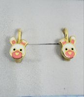 750/18 Karat Gold Kinder Ohrstecker NEU