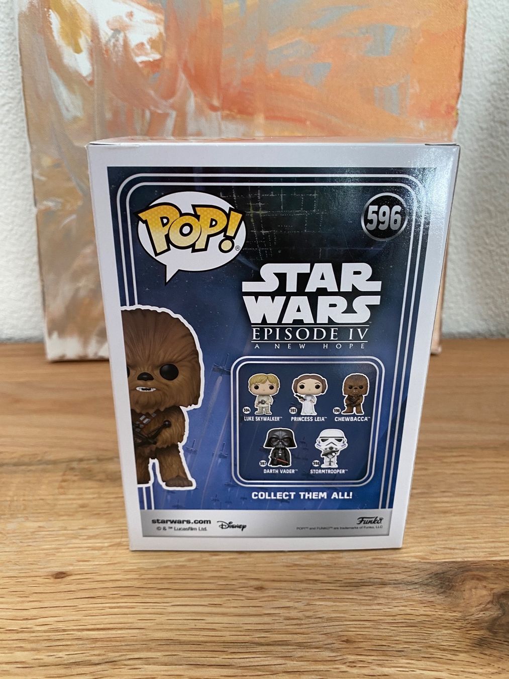 Funko Statuette: Funko POP Star Wars SWNC - Chewbacca Bobble Head #596 – Nuovo e nell'imballaggio originale da Oensingen venduto da CSCollectors 2