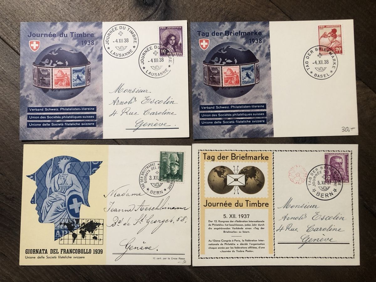 Alle Briefmarken: Sammlung TAG der BRIEFMARKE ab 1937 – Gebraucht aus Lufingen von Rac0