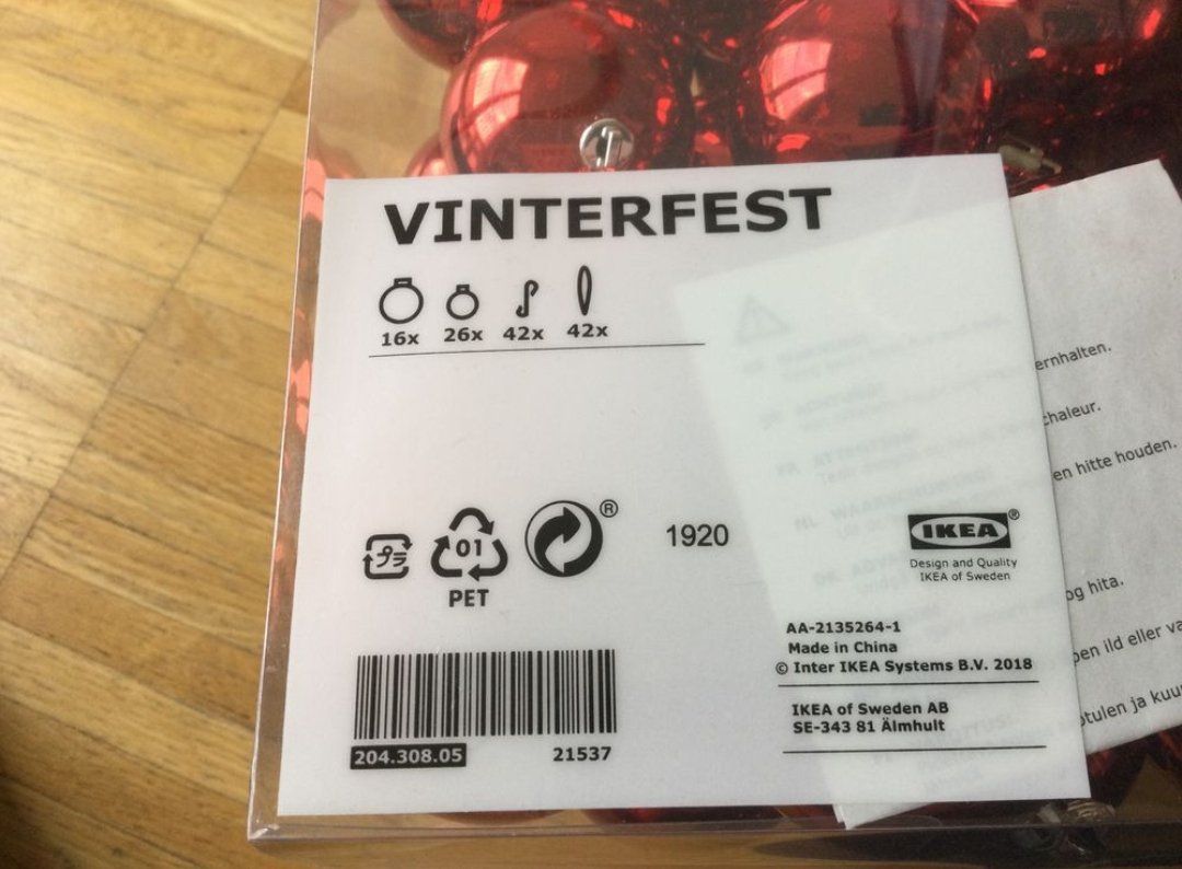 Ikea Tutte le decorazioni: Weihnachtsbaum Dekorationen Rot Ikea, Neu – Usato da Zürich venduto da ShadowVorlon 2