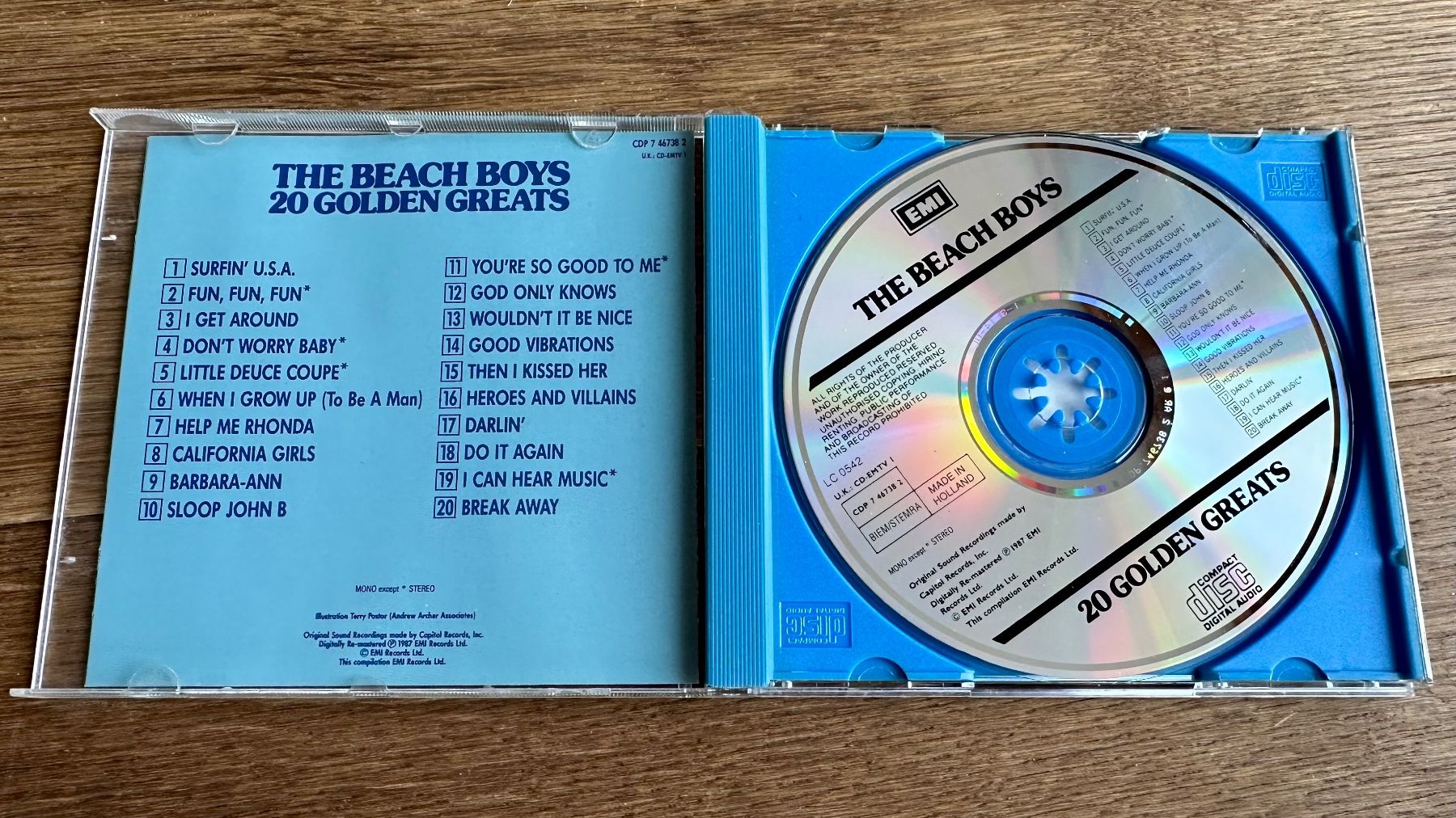 CDs: The Beach Boys - 20 Golden Hits - CD – Gebraucht aus Pontresina von il-bain 2