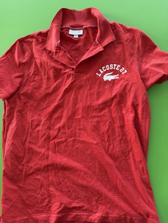 Herren Poloshirt Lacoste rot Grösse L