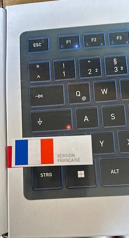 Tastaturen: CHERRY KW 7100 Mini BT,Bluetooth, Frankreich, Kabellos – Neu und originalverpackt aus Necker von liq24 3