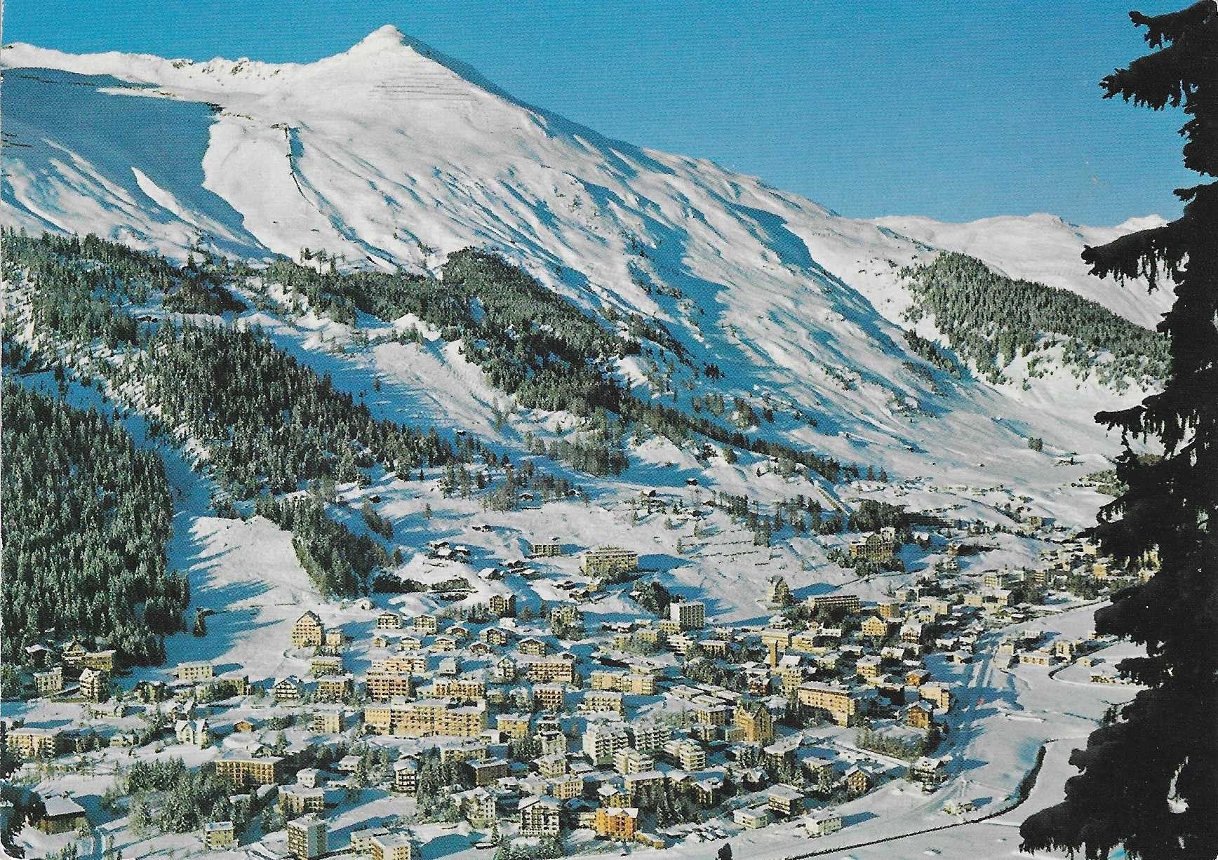 Cartoline postali: Davos Blick auf Parsennbahn GR – Nuovo (secondo la descrizione) da Rothrist venduto da Stranglehold