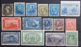 Canada Kanada Lot mit alten Werten Kat. 310 Euro
