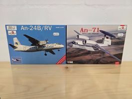 Bausatz, AN-24 und AN-71, 1:144, Amodel