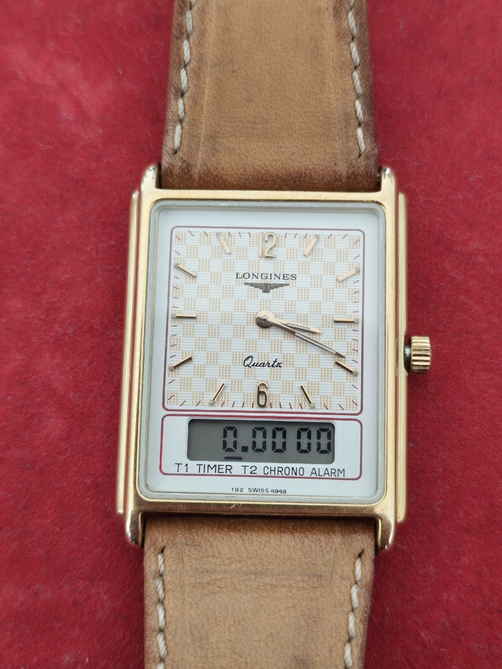 Longines Uhren: Longines Split 5 Quarzuhr Analog Digital – Gebraucht aus Rossrüti von derMarktschreier