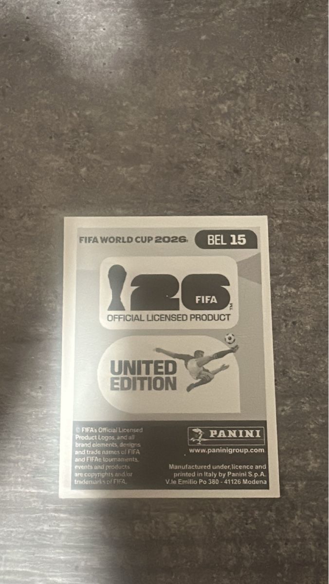 Panini Carte collezionabili: BEL 15 , FIFA WORLD CUP 2026 PANINI  – Nuovo (secondo la descrizione) da Frauenfeld venduto da 1PegPeg1 1