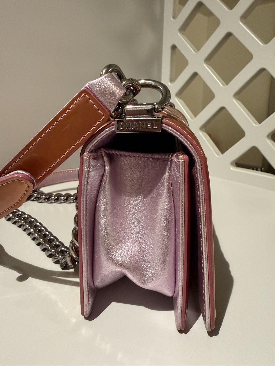 Chanel Borse da donna: Chanel Boy Bag metallic copper leather – Usato da Luzern venduto da rec_8srh 5