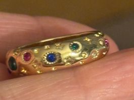 Luxus Elegante Gr.19/9 Ring Farbe: Gold/ Zirkonia