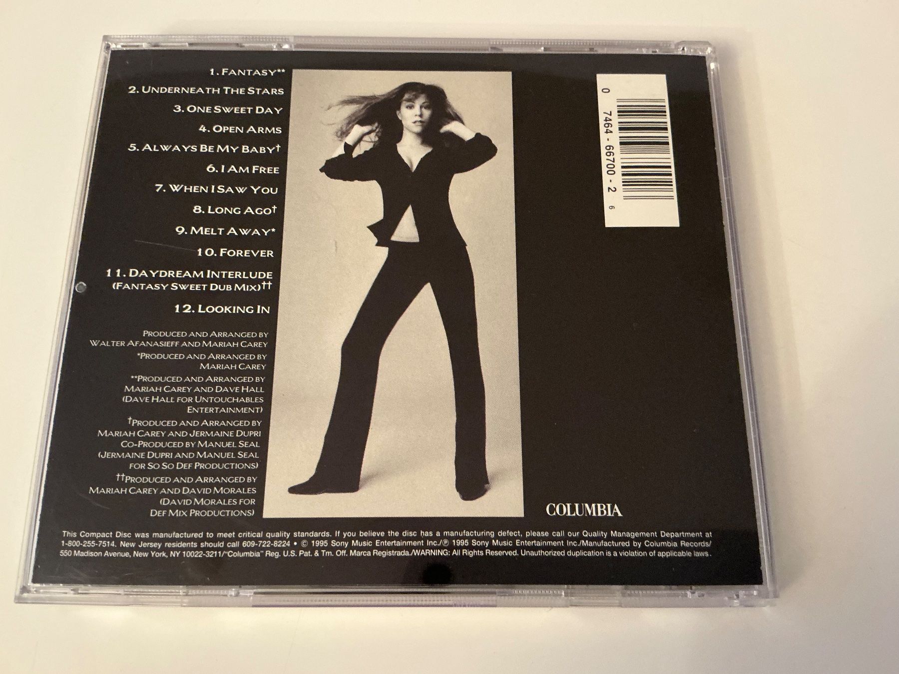 CD: Mariah Carey / Daydream / 1995 – Usato da Dübendorf venduto da Shreck 1