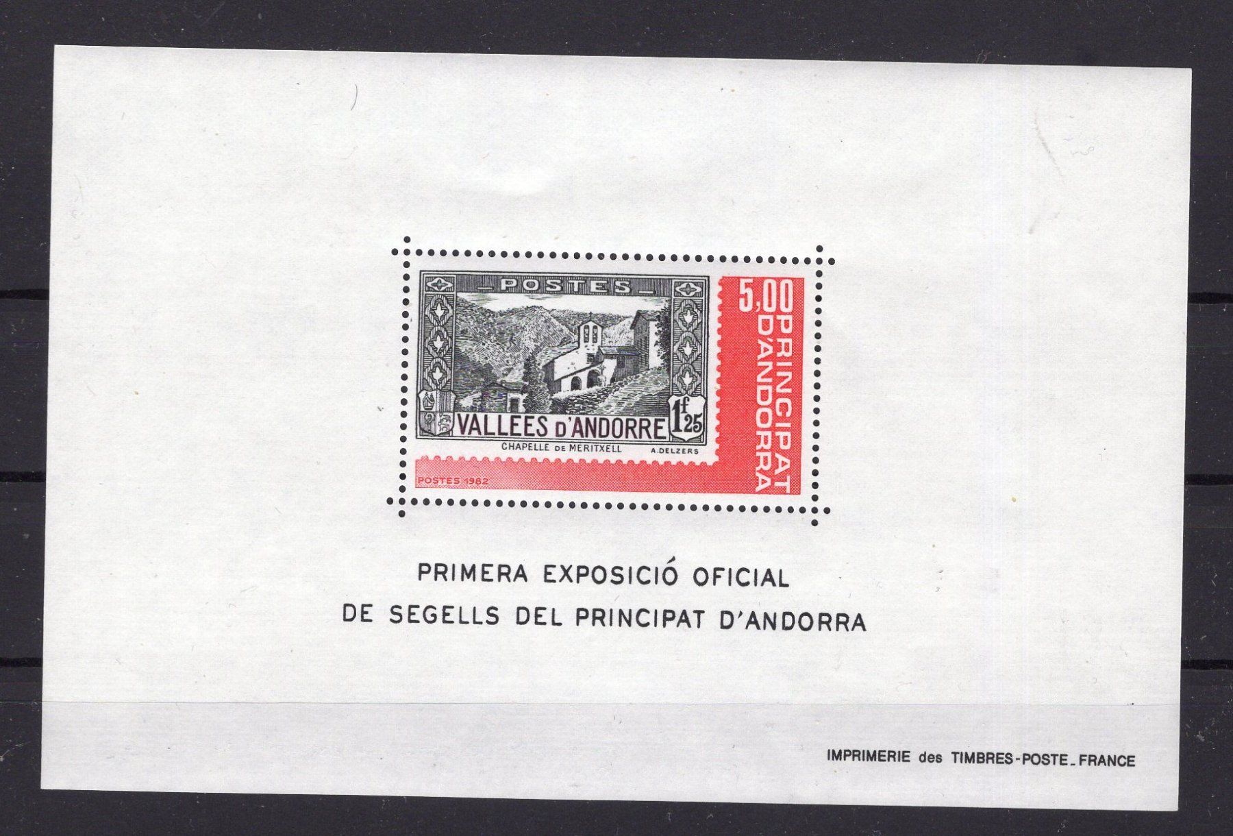Tutti i francobolli: R6328  /  ANDORRE 1982 neuf XX – Nuovo (secondo la descrizione) da Ste-Croix venduto da MONT-TAGNAC