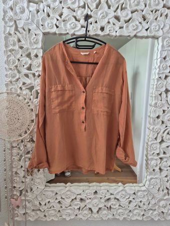 SEIDE/COTTON, BLUSE der Marke POMADERE Gr.38 passt zu NILE