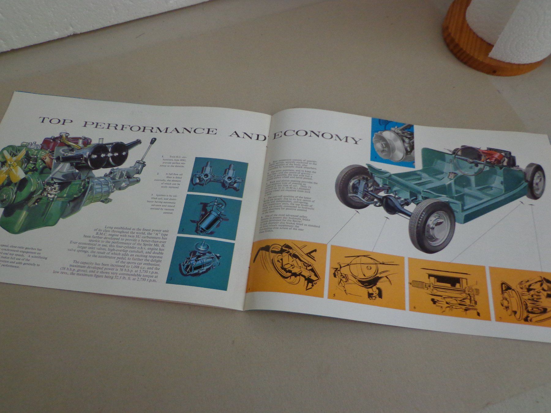 Austin Documenti: Rarität !!! Prospekt Austin Healey Sprite MK2 – Usato da Zofingen venduto da schmidi67 2