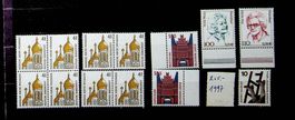 ALLEMAGNE RFA 4 PAIRES DE TIMBRES NEUFS 1997. / T648