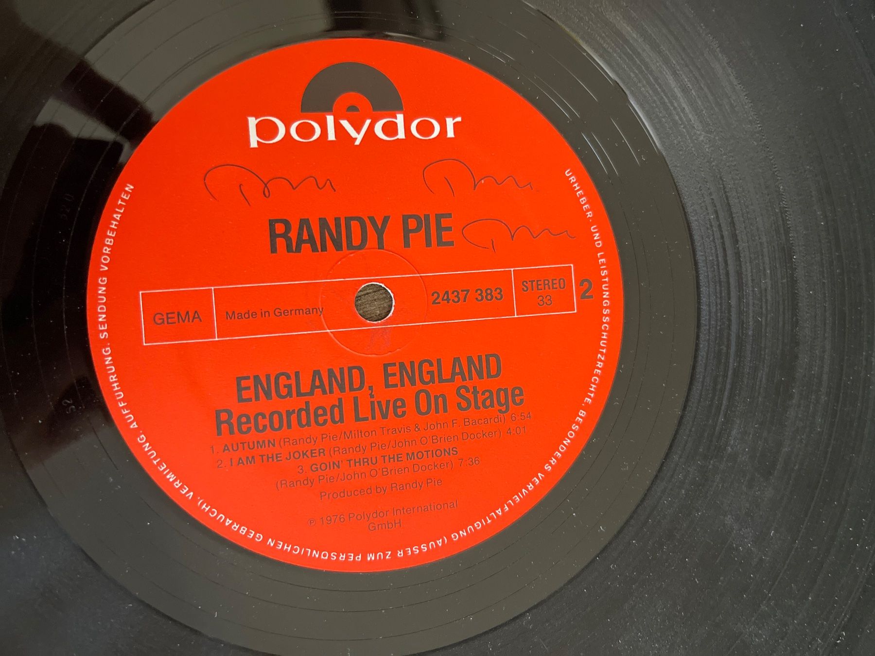 Schallplatten: S121/Randy Pie - England,England – Gebraucht aus Frutigen von Philippe_jsp 2