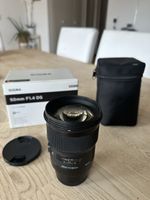 Objectif Sigma 50mm F1.4 DG Art 77mm E-mount