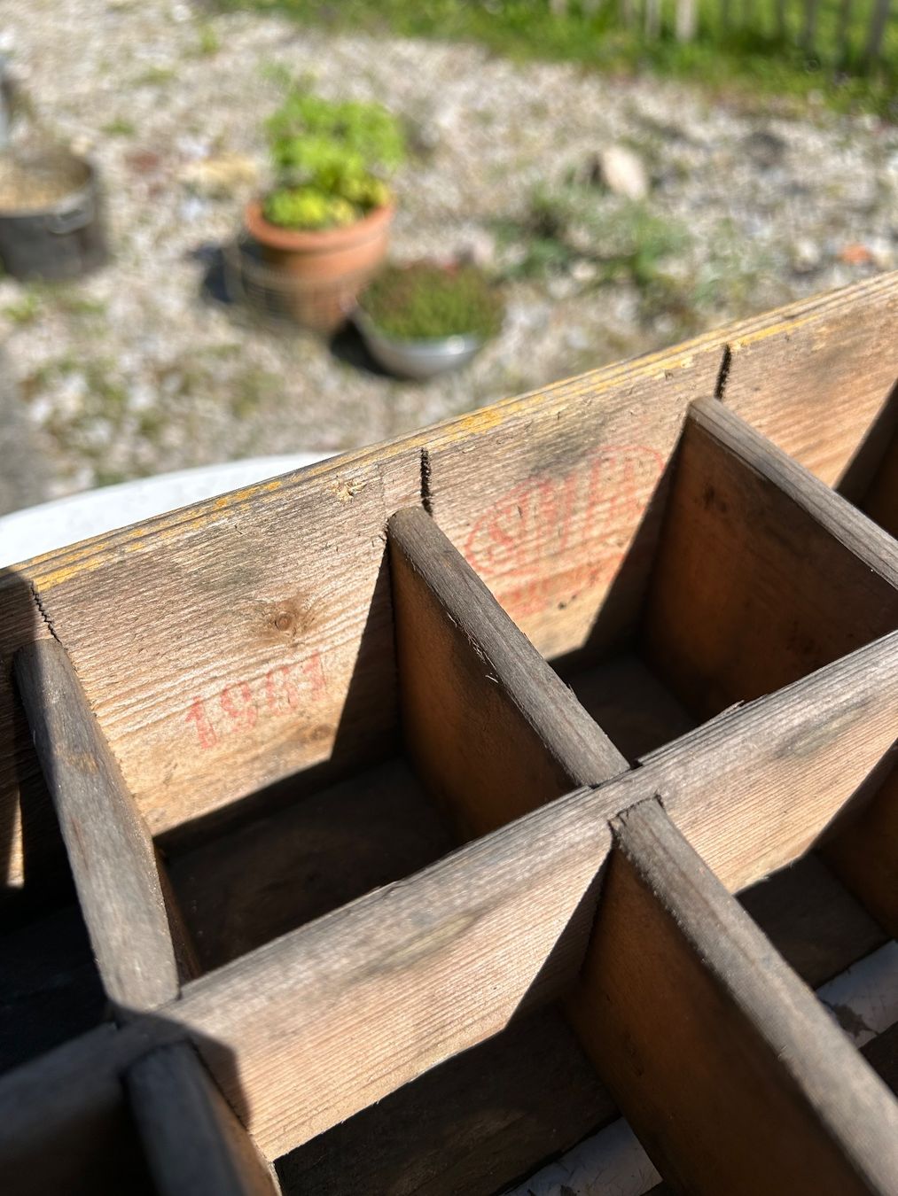 Casse di trasporto: Coca Cola Holzharrasse Vintage 1961 – Usato da Goldau venduto da Taburettli_Brocante 3