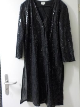 Schwarze Paillettenjacke, 40 (61)