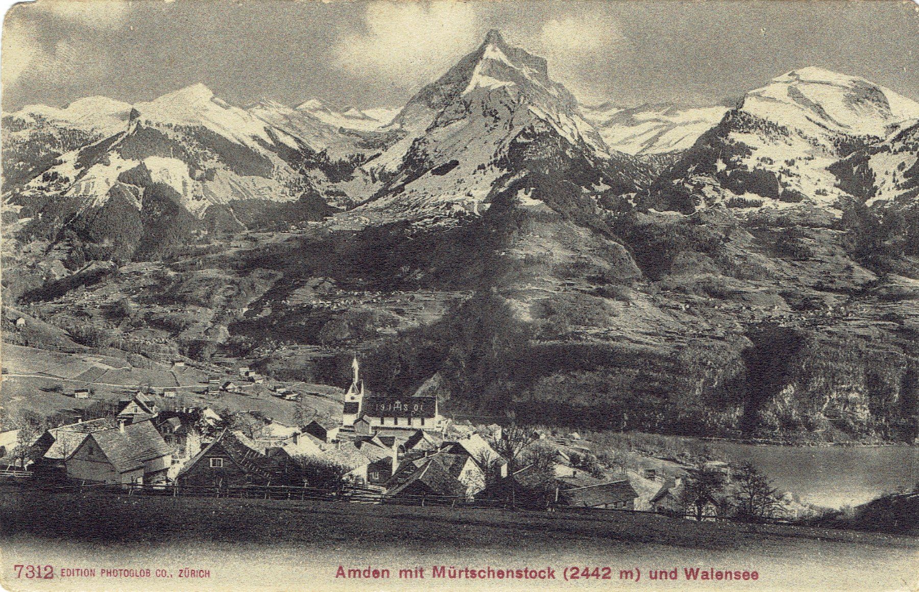 Cartoline postali: Amden SG, um 1905 – Usato da Otelfingen venduto da Schmitte9