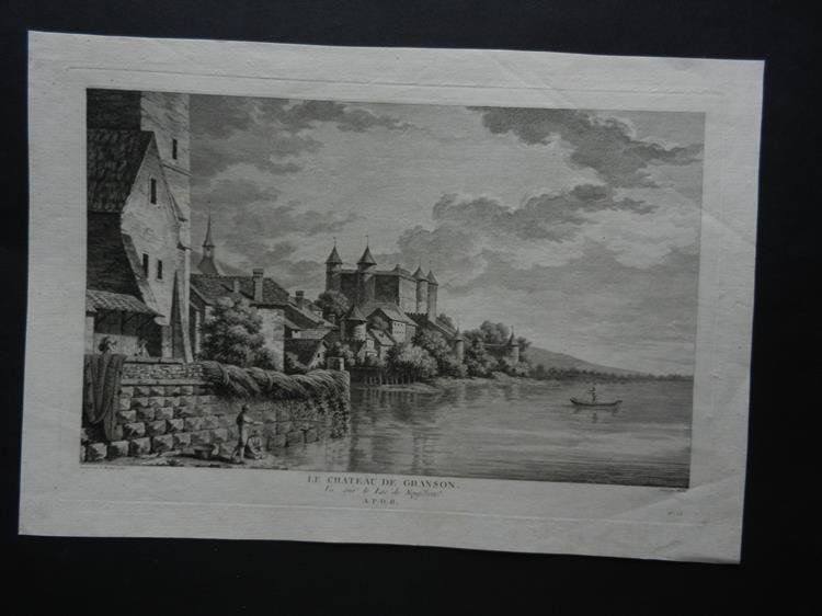 Gravures: Le château de Grandson – D'occasion à Risch par Rischli15