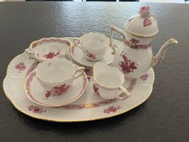 Herend Apponyi Purpur Kaffee-Set