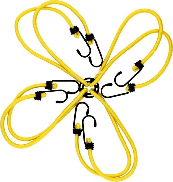 Mamutec Loadfix Gepäckspinne | 4 Arme, 4 Haken, 100 Cm, Bruchkraft 15 DaN