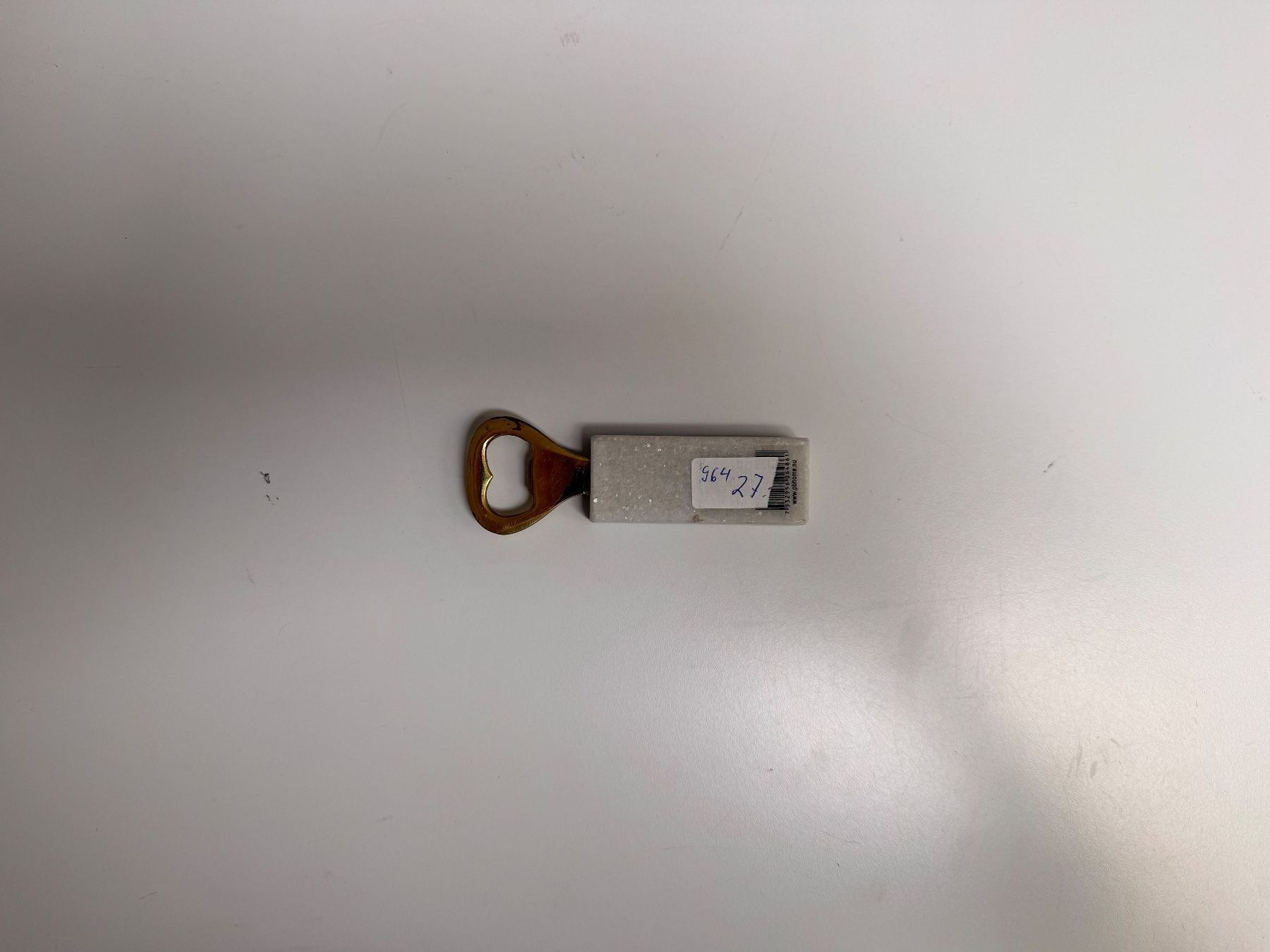 Küchengeräte: Flaschenöffner weiss mit Muster neu – Neu (gemäss Beschreibung) aus Zug von isdach