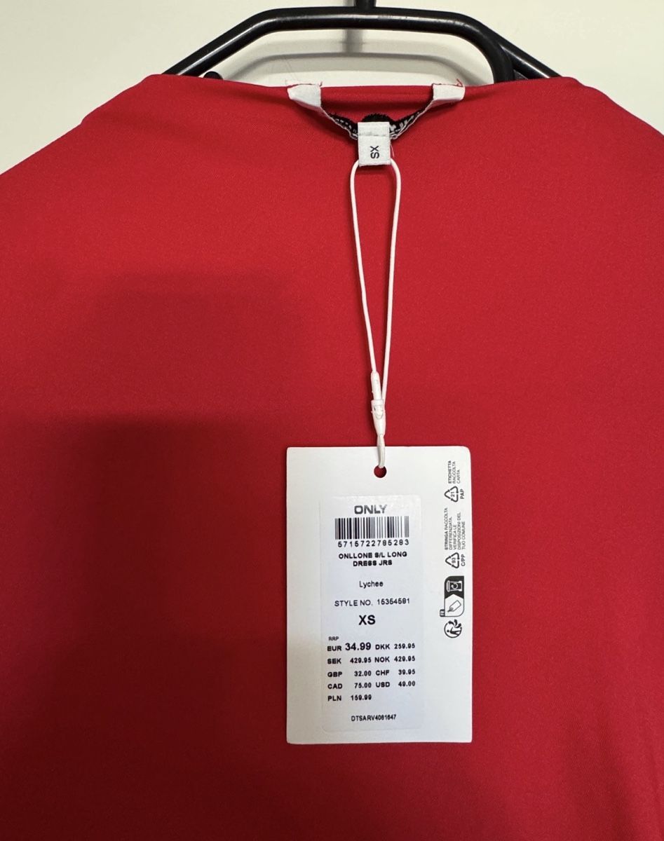 Only Vestiti: Long dress red – Nuovo e nell'imballaggio originale da Genève venduto da chk_h2dy 3