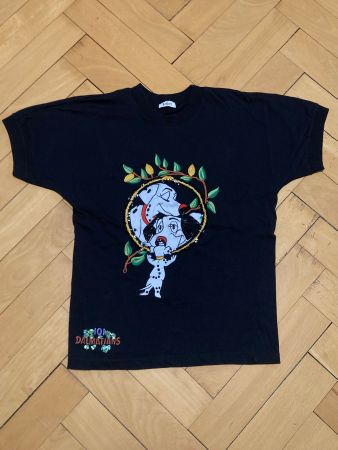 Vintage 90s T-Shirt 101 Dalmatians Disney Embrodries Sz M