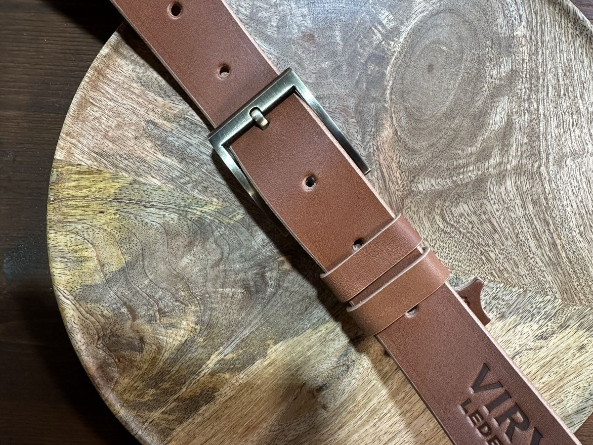 Cinture: Handgefertigter Gürtel aus Premium-Leder – Nuovo e nell'imballaggio originale da Mettmenstetten venduto da vad_57p2 6