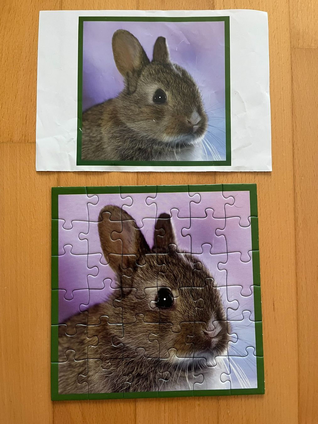Puzzles: 4 Puzzles - Tierkinder im Freien – Gebraucht aus Muttenz von Juvenile33 3