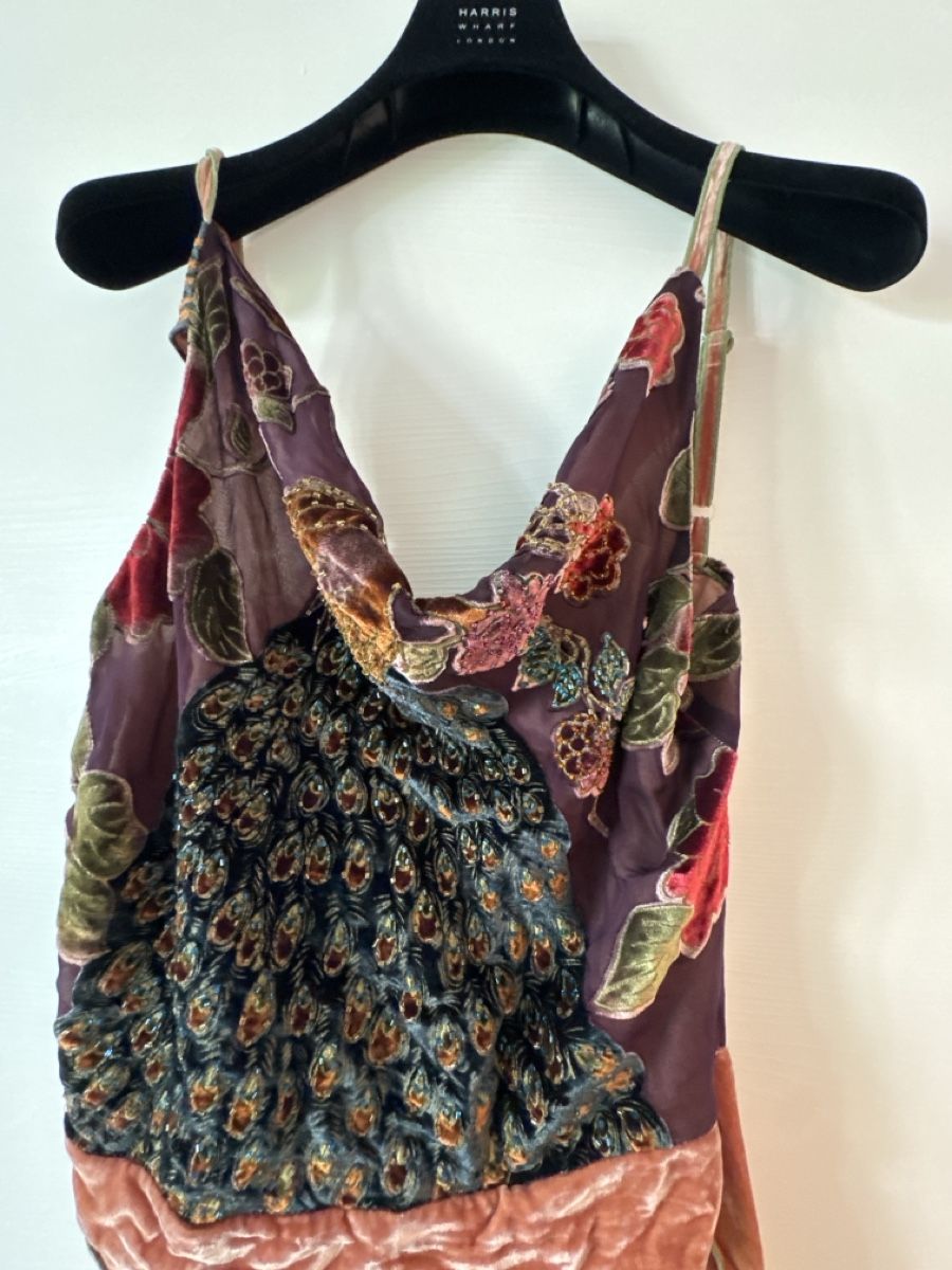 Tops: Joseph top Samtpfau Muster Lila Grösse M – Gebraucht aus Massagno von kar_wwq5