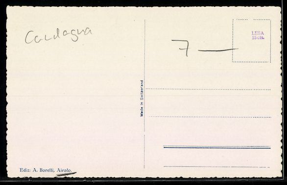 Cartoline postali: AK Cadagno-Piora, Panorama – Usato da Berlin venduto da bartko-reher 1