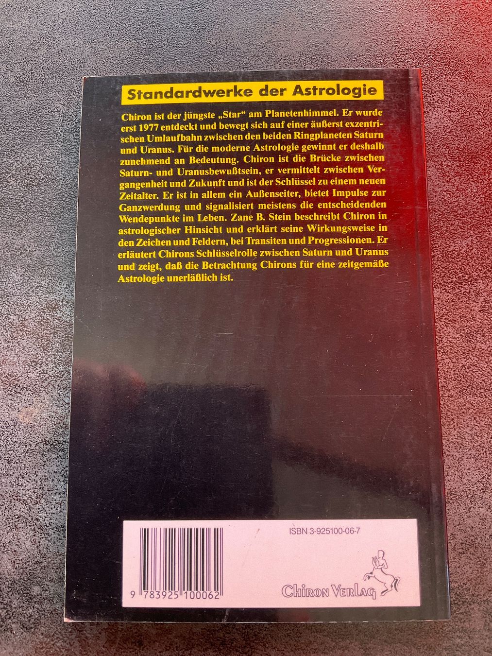 Bücher: Chiron Astrologie, Zane B. Stein – Gebraucht aus Avenches von Lactobacille 1