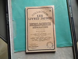 Uhrmacherei,  Horlogerie réparations Büchlein Nr. 14
