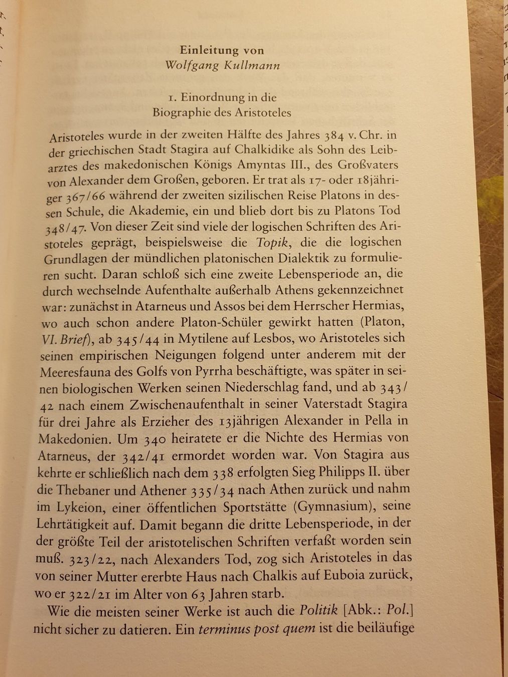 Libri: Politik - Aristoteles – Usato da Zürich venduto da loosebone 6