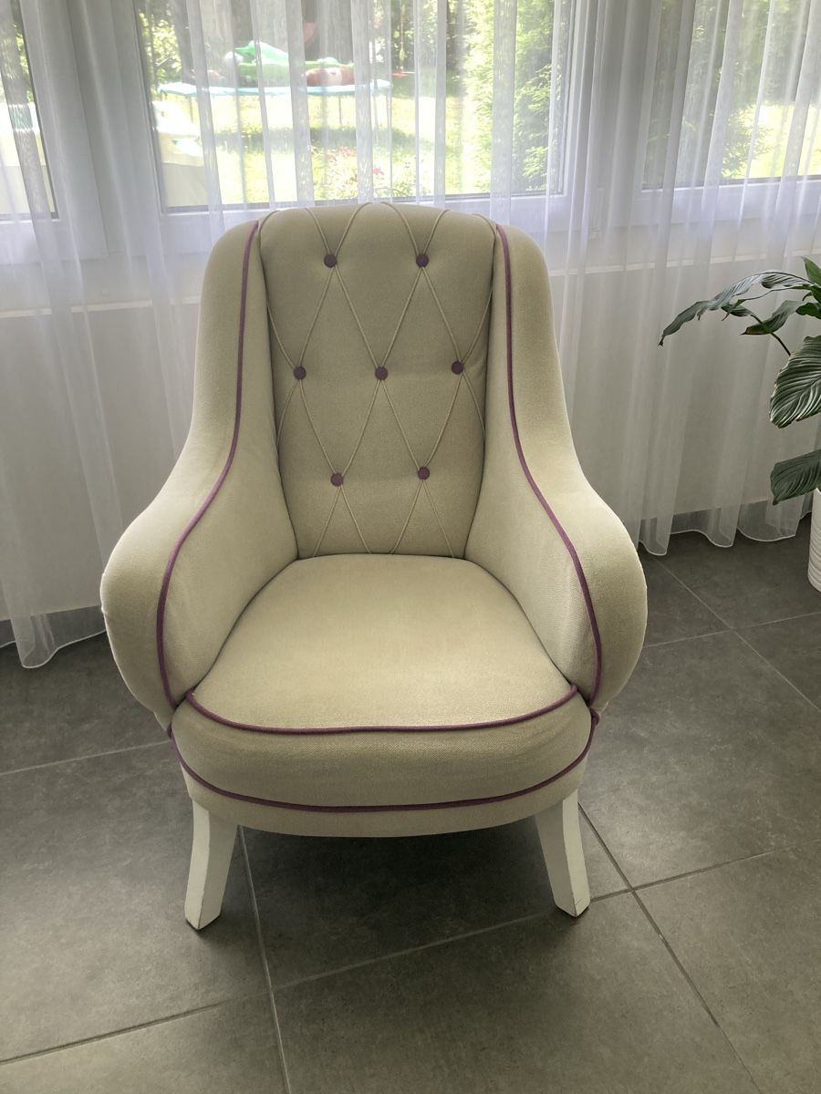 Poltrone: Sessel in beige und lila – Usato da Herznach venduto da jag_8mbm 1
