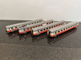 Trix, Schnellzugwagen-Set Swiss Express, Spur N