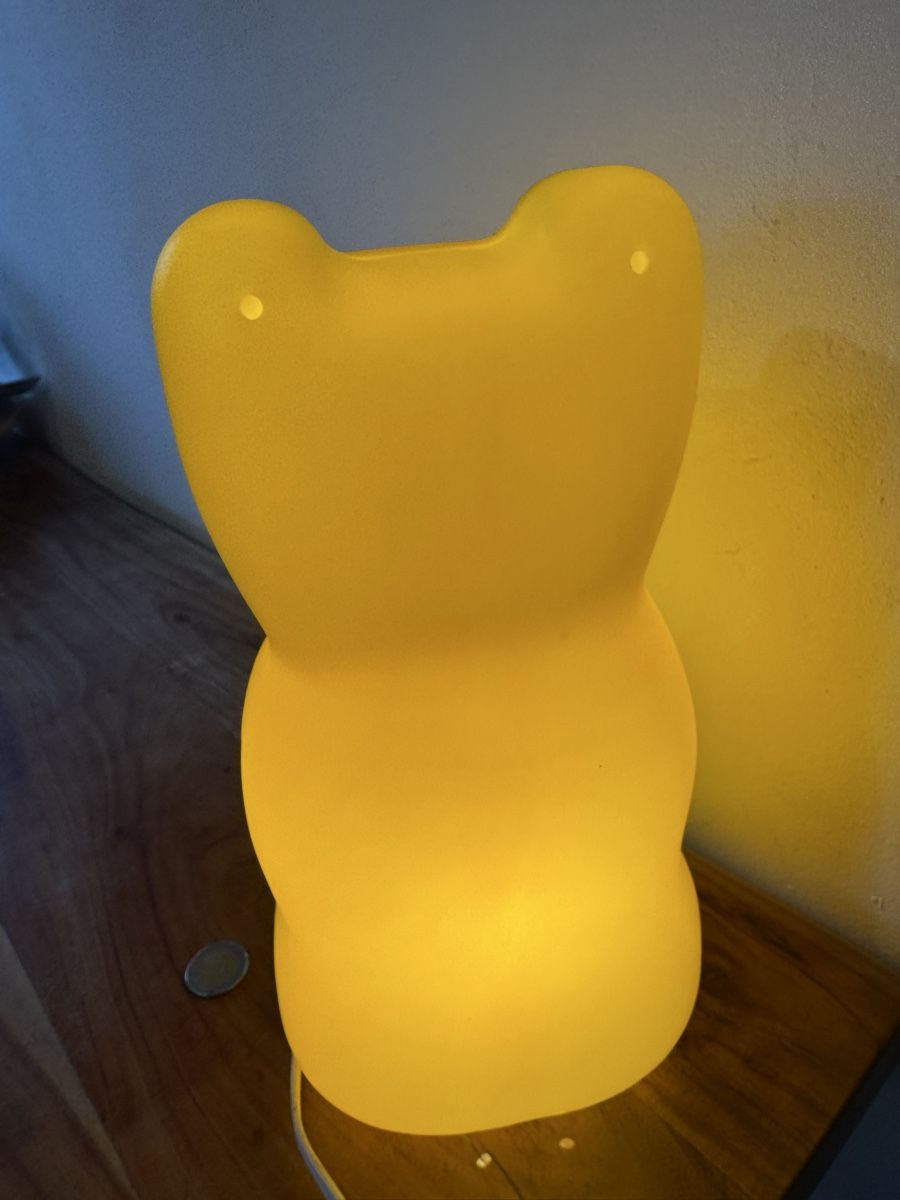 Lampade: Vintage Gummi Bear - Haribo bear - Candy Bear - Lamp Yellow – Usato da Morges venduto da SevArt 3