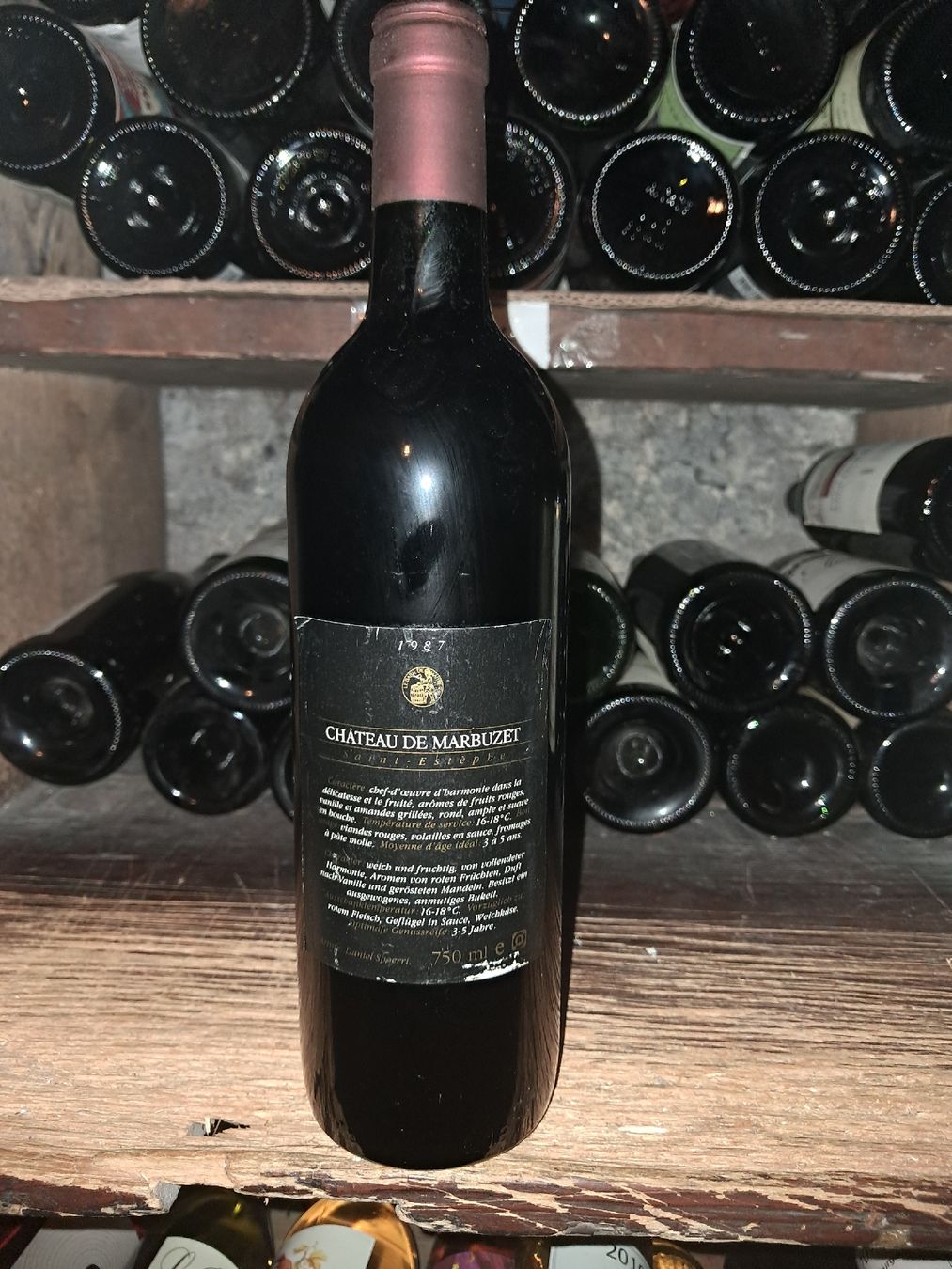 Wein: Château de Marbuzet Saint-Estèphe 1987 – Neu und originalverpackt aus Le locle von juliensaran 3