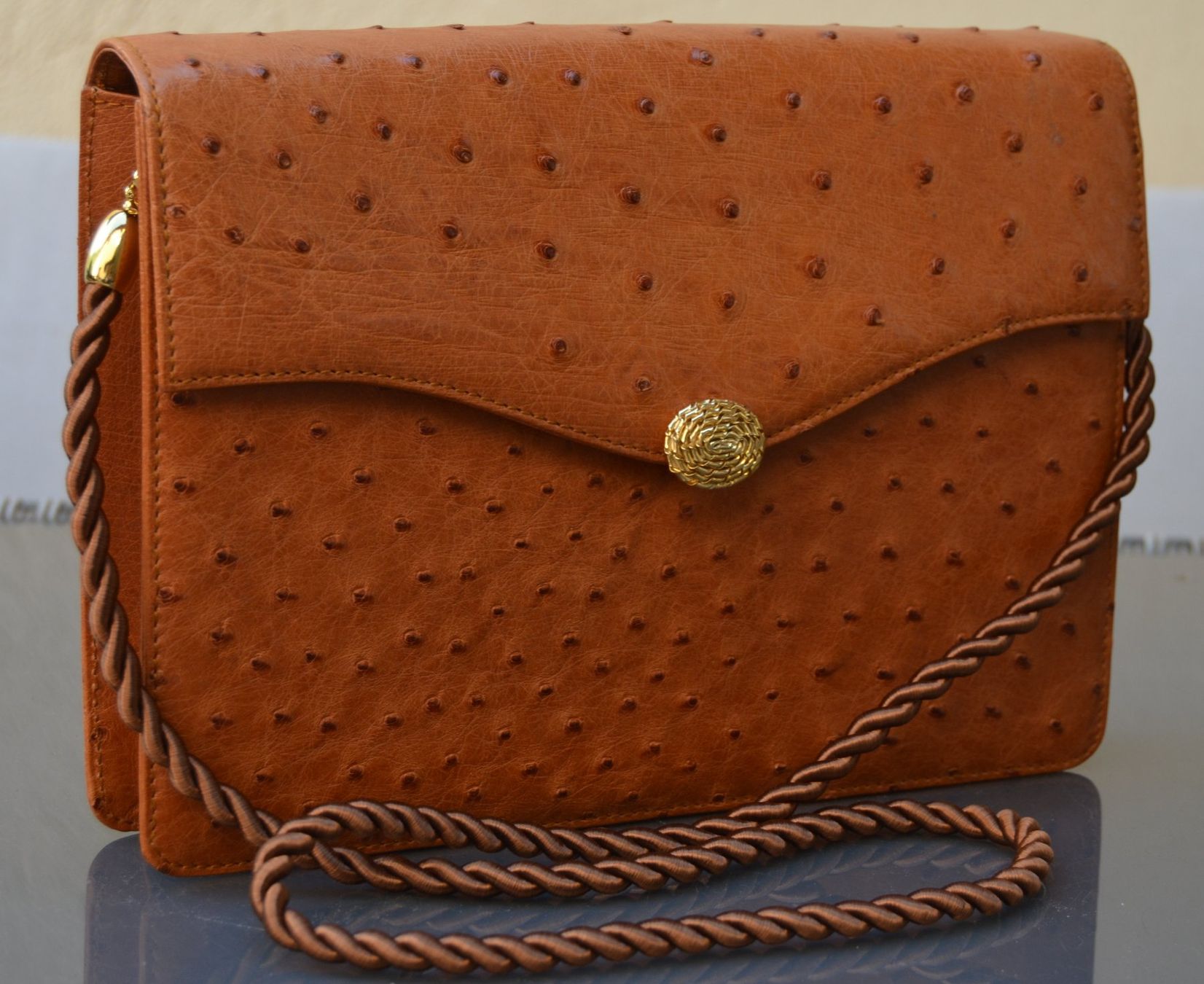 Borse da donna: Gurtner Tasche - Straußenleder / sac - cuir d'autruche – Usato da Collonges venduto da Auganien 3